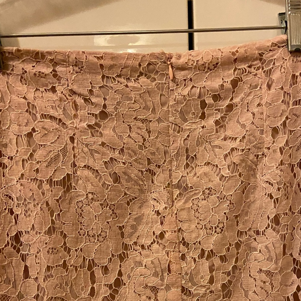 Lulus Pink Tiered Lace Skirt - Picture 8 of 12